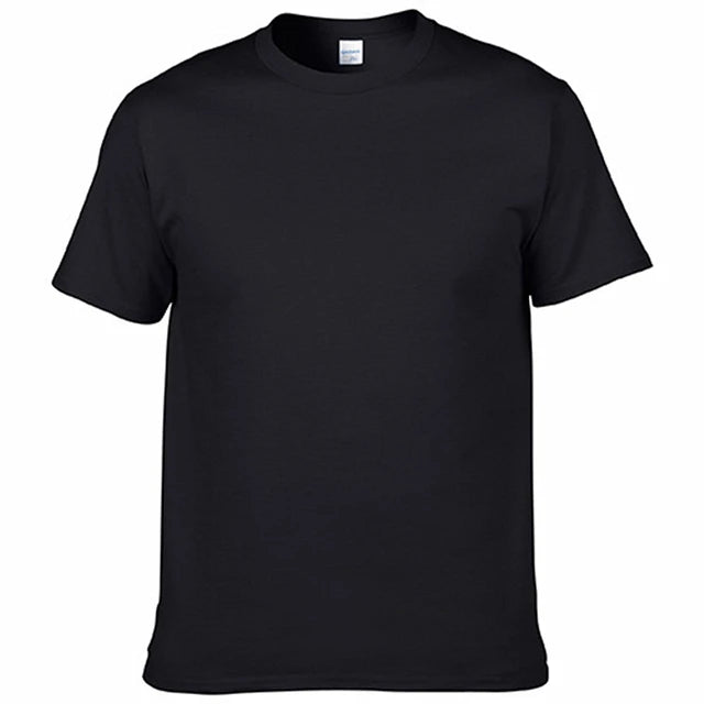 100% Cotton Football T-Shirt Black