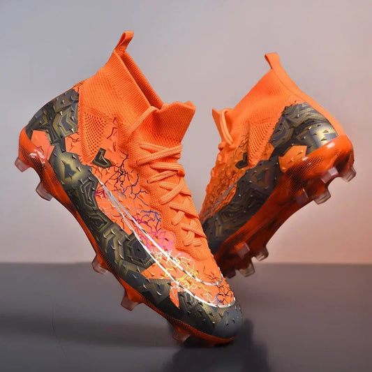 Professional Football Boots Orange