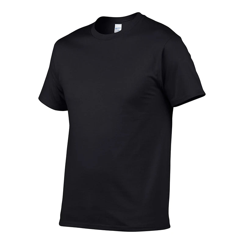 100% Cotton Football T-Shirt Black