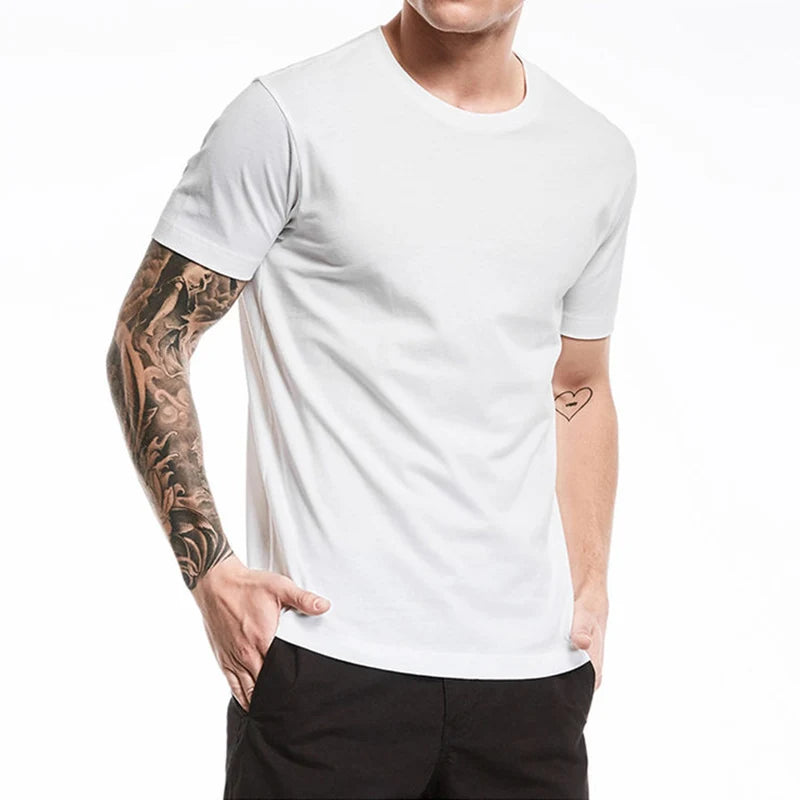 100% Cotton Football T-Shirt White